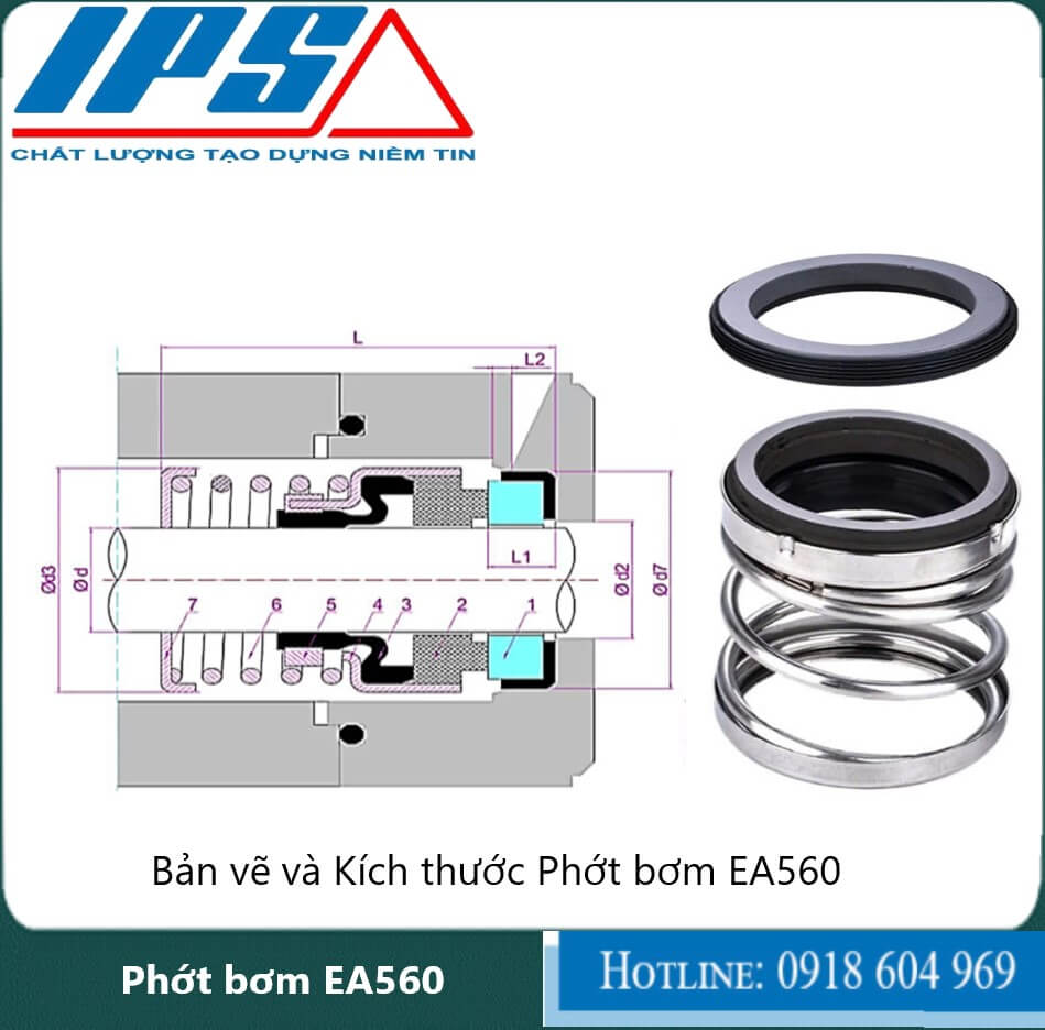 /Phớt bơm EA560 -17(8)